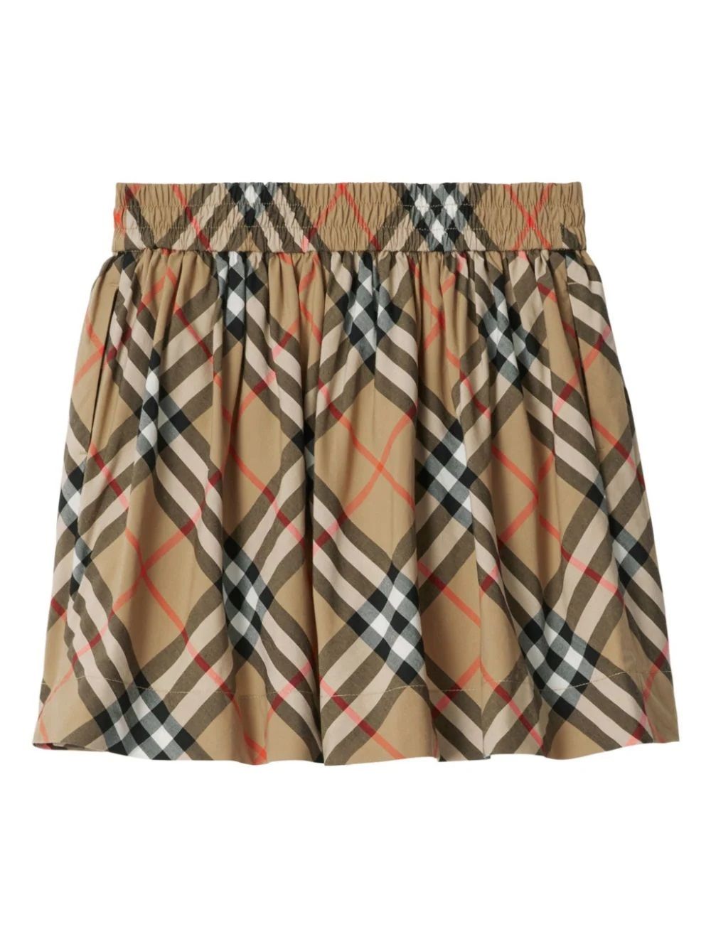 Stylish BURBERRY KIDS FW24 Skirt - 100% Cotton for Girls - Shop Now!